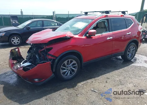 2016 Nissan Rogue Sl from USA, damaged, VIN 5N1AT2MV8GC762817